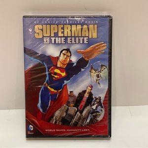 New DC Comics Superman VS The Elite Cartoon Movie DVD